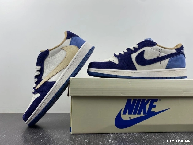 Bmlin 1 SCOTT AIR CUSTOM JORDAN DM7866-808 X TRAVIS 0708
